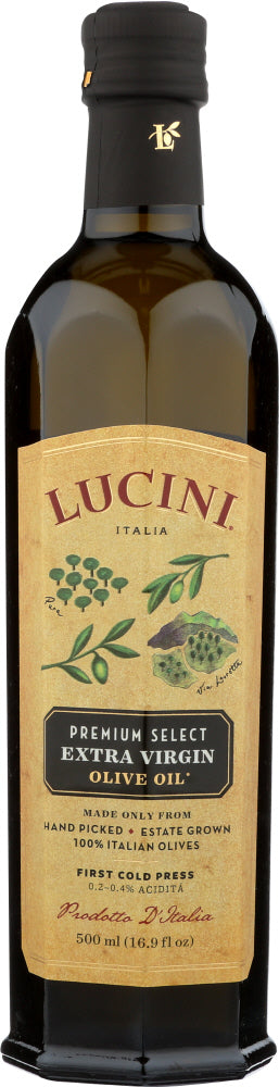 LUCINI: Italia Premium Select Extra Virgin Olive Oil, 17 Oz