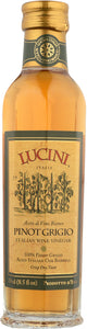 LUCINI: Italia Italian Wine Vinegar Pinot Grigio, 8.5 Oz