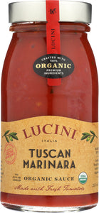 LUCINI: SAUCE TUSCAN MARINARA ORG (25.500 OZ)