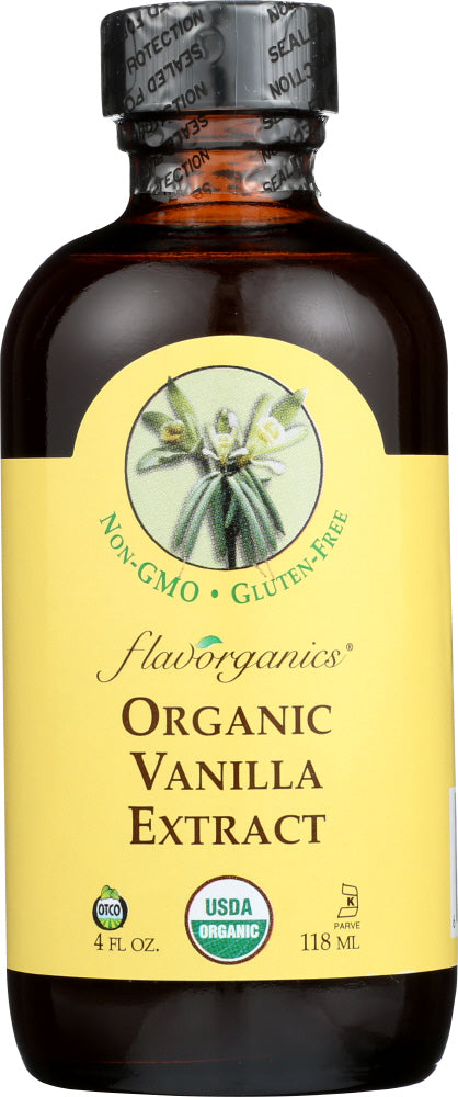 FLAVORGANICS: Extract Vanilla Organic, 4 oz