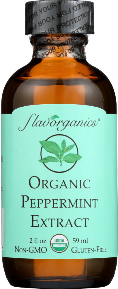 FLAVORGANICS: Extract Peppermint Organic, 2 oz
