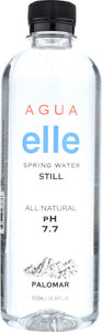 AGUA ELLE: Water Spring Still, 16.9 fl oz