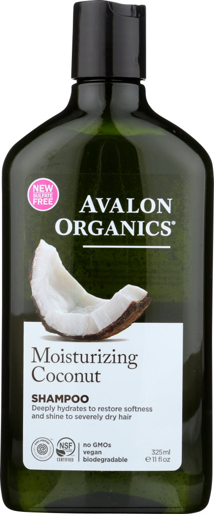 AVALON ORGANICS: Coconut Moisturizing Shampoo, 11 oz
