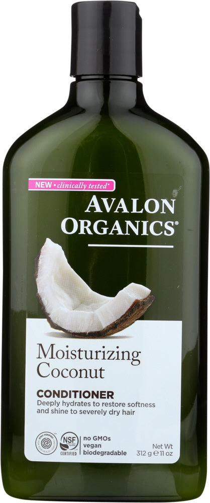AVALON ORGANICS: Moisturizing Conditioner Coconut, 11 oz