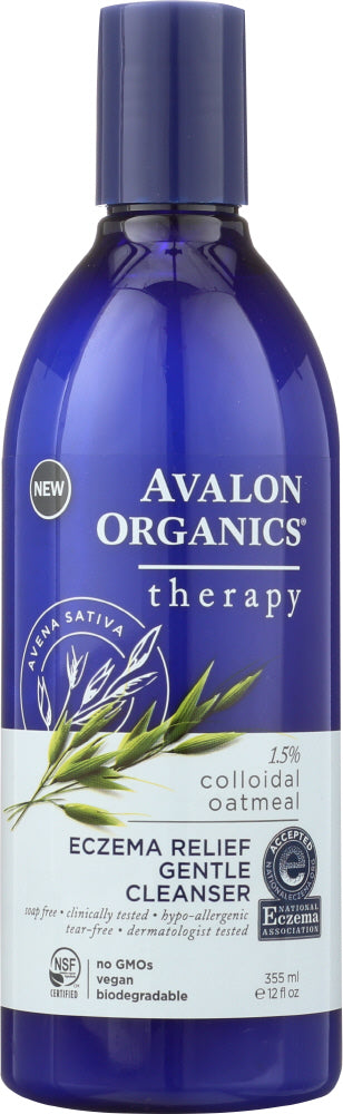 AVALON ORGANICS: Cleanser Eczema Therapy, 12 oz