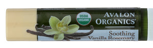 AVALON ORGANICS: Lip Balm Rosemary Vanilla, .15 oz