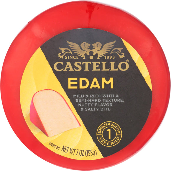 CASTELLO: Edam Cheese Round, 7 oz