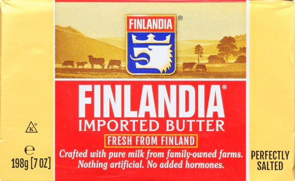 FINLANDIA CHEESE: Butter Salted, 8 oz