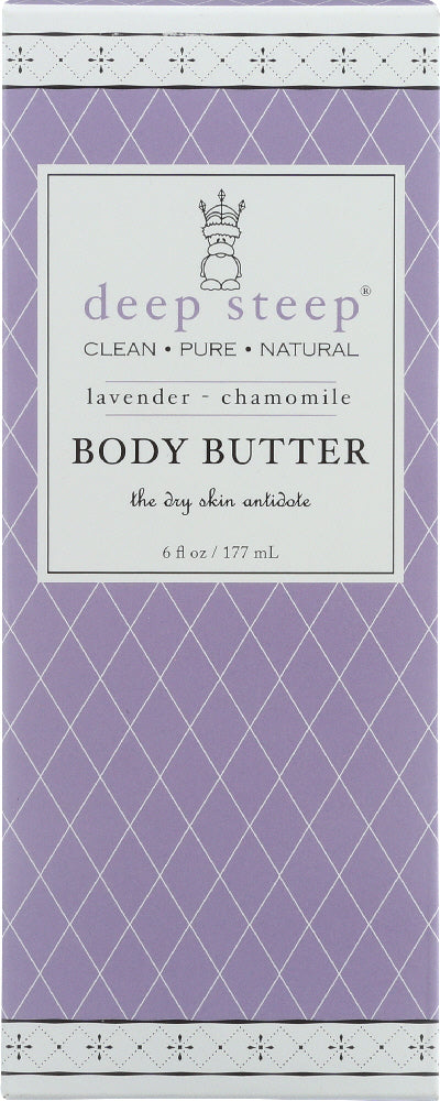 DEEP STEEP: Lavender Chamomile Body Butter, 8 oz