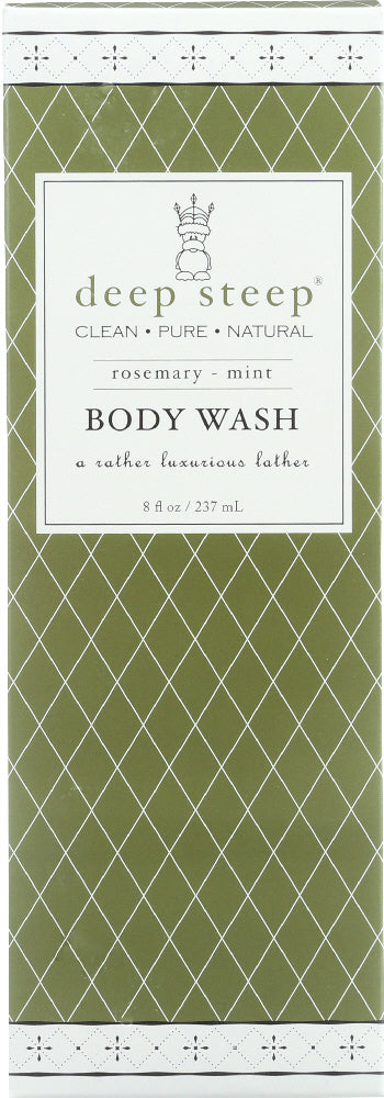 DEEP STEEP: Rosemary Mint Body Wash, 8oz