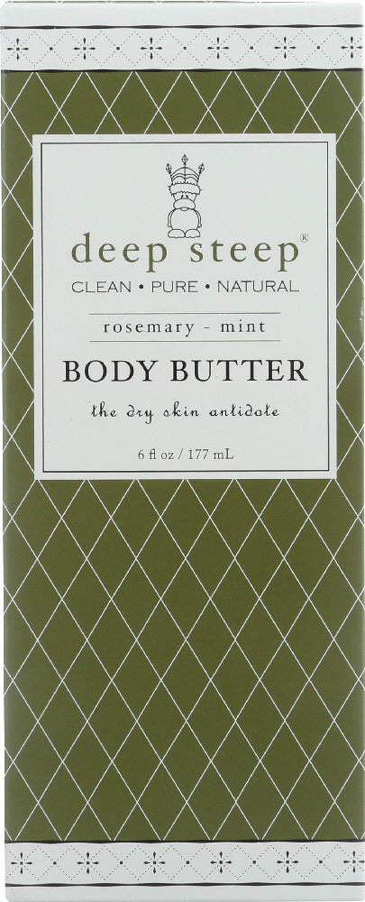 DEEP STEEP: Rosemary Mint Body Butter, 8oz
