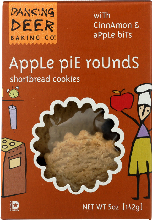 DANCING DEER: Shortbread Cookies Apple Pie, 5 oz