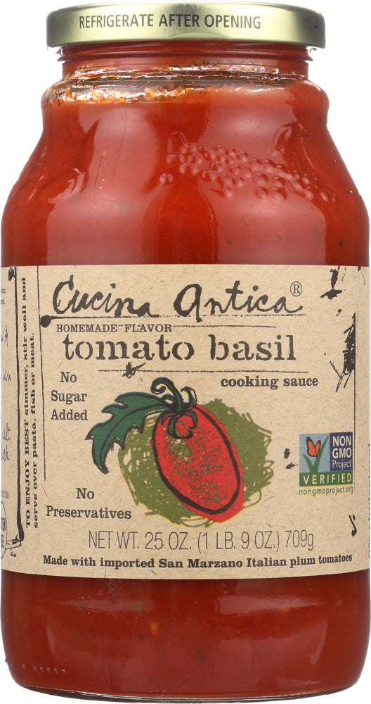 CUCINA ANTICA: Tomato Basil Sauce, 25 oz