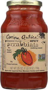 CUCINA ANTICA: Spicy Arrabiata Sauce, 25 oz