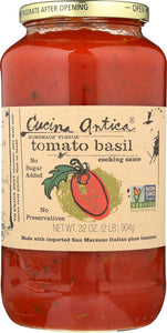 CUCINA ANTICA: Tomato Basil Sauce, 32 oz