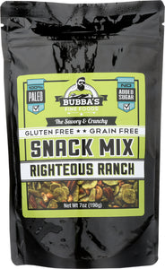 BUBBAS FINE FOODS LLC: Mix Snack Righteous Ranch, 7 oz