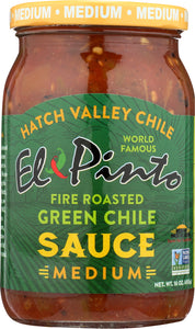 EL PINTO: Green Chile Sauce Medium, 16 oz