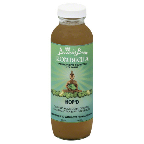 BUDDHA'S BREW: Kombucha Hop'd, 16 oz