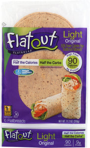 FLAT OUT: Flatbread Wraps Light Original, 11.2 oz