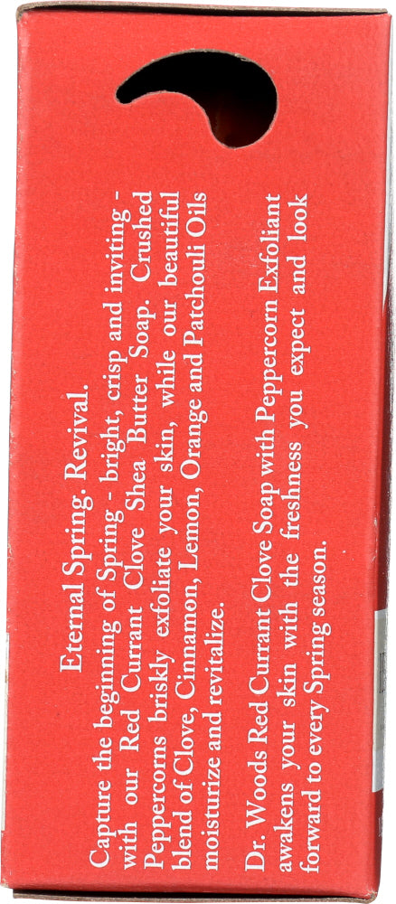 DR WOODS: Red Currant Raw Shea Butter Soap, 5.25 oz