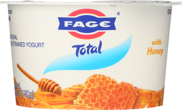 FAGE: Total Greek Strained Yogurt with Honey, 5.3 oz