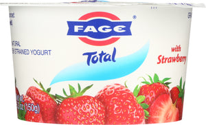 FAGE: Total Greek Total Strained Yogurt with Strawberry, 5.3 oz