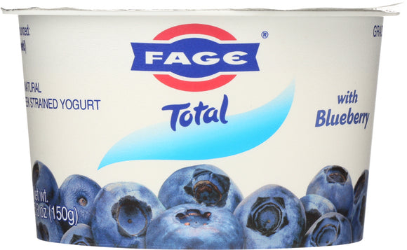 FAGE TOTAL GREEK: Strained Yogurt Blueberry, 5.3 oz
