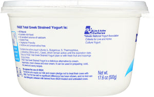 FAGE: Total All Natural Greek Strained Yogurt 5%, 17.6 oz