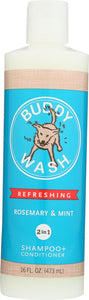 BUDDY BISCUITS: Dog Shampoo + Conditioner Rosemary & Mint, 16 oz