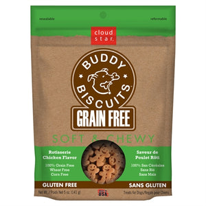 BUDDY BISCUITS: Treats Dog Soft Chewy Chicken, 5 oz