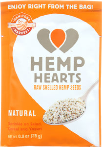 MANITOBA HARVEST: Natural Hemp Hearts, 0.9 Oz