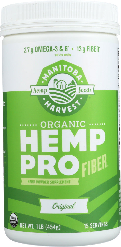 MANITOBA HARVEST: Organic Hemp Pro Fiber, 16 oz