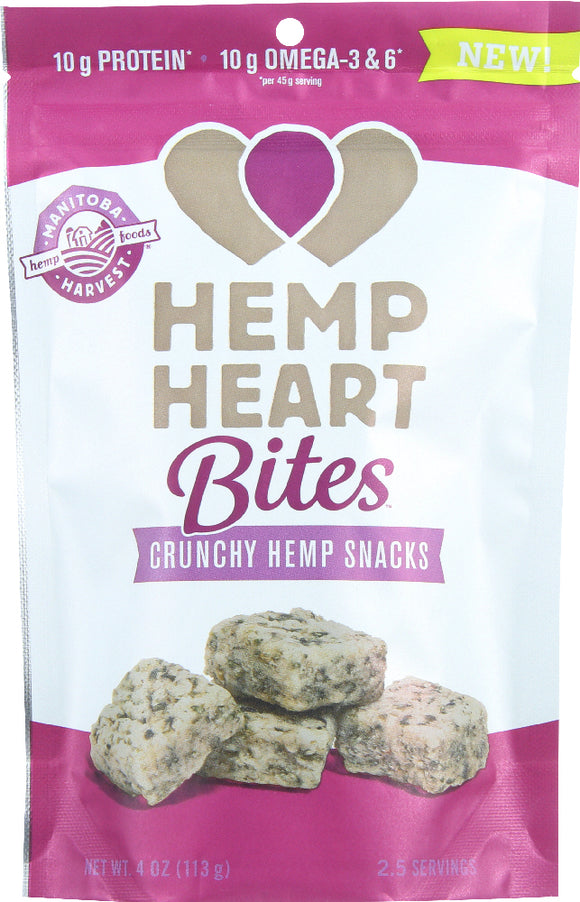 MANITOBA HARVEST: Hemp Heart Bites Original, 4 Oz