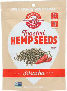 MANITOBA HARVEST: Toasted Hemp Seeds Sriracha, 4 oz