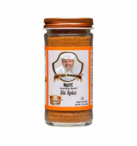 CHEF PAUL PRUDHOMME'S MAGIC SEASONING BLENDS:  Blends Six Spice, 1.9 oz