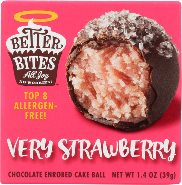 BETTER BITES: Very Strawberry Cake Ball, 1.4 oz
