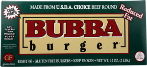 BUBBA BURGER: Burger Patty Reduced Fat, 32 oz