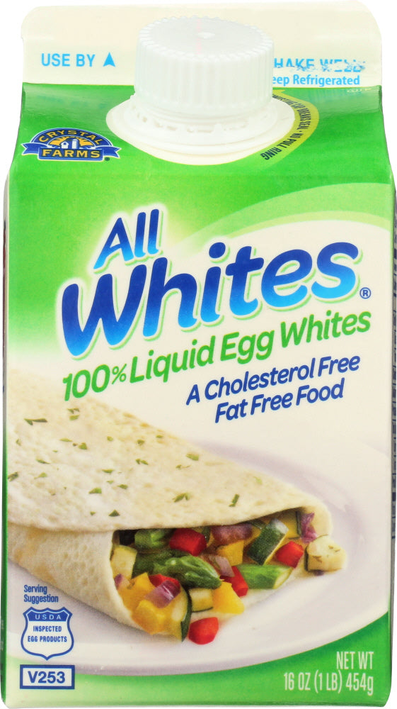 CRYSTAL FARMS: All White 100% Liquid Egg, 16 oz
