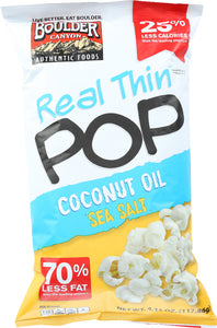 BOULDER CANYON: Coconut Oil Sea Salt Pop Corn, 4.15 oz