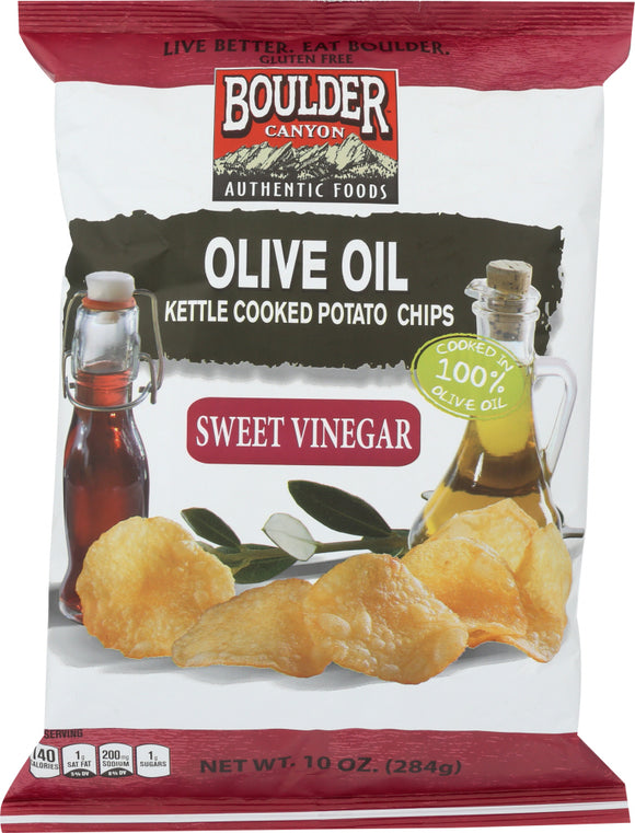 BOULDER CANYON: Chip Olive Oil Vinegar, 10 oz