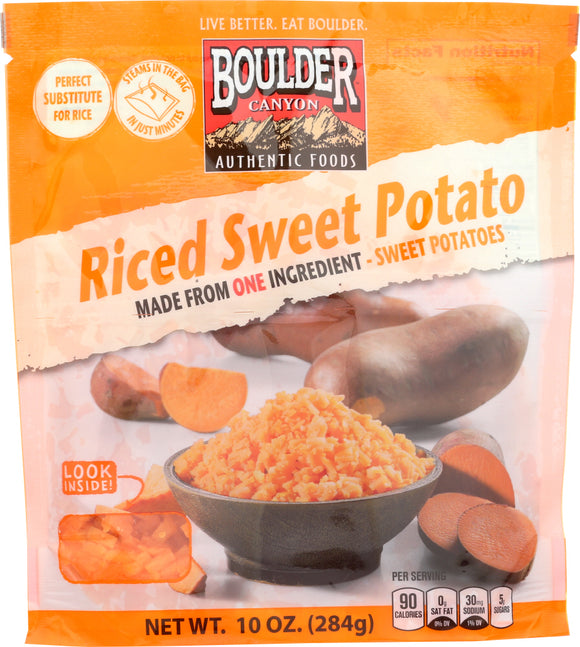 BOULDER CANYON: Riced Sweet Potato, 10 oz