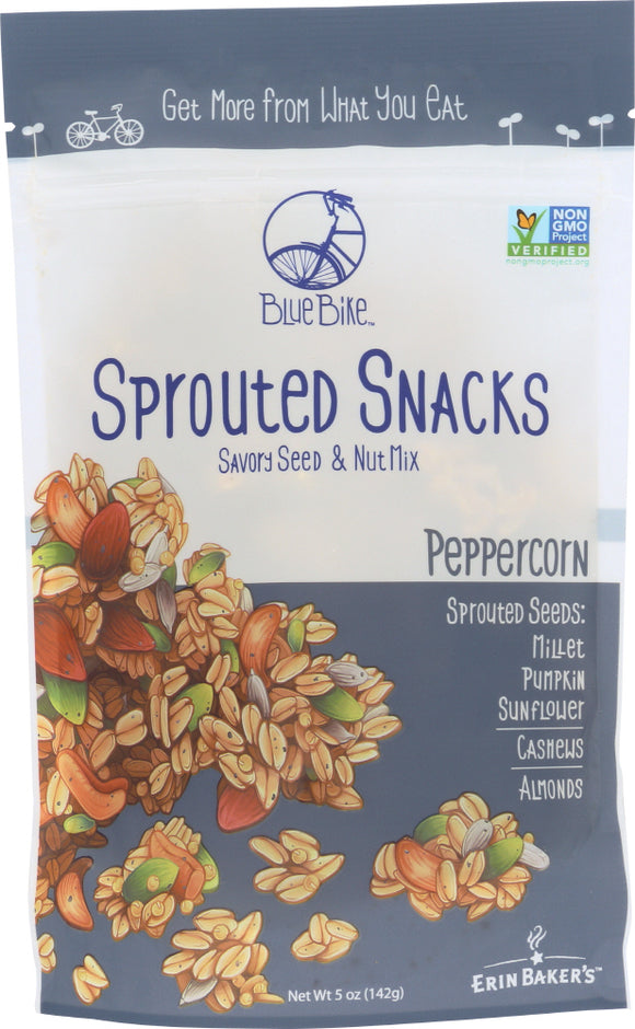 ERIN BAKERS: Blue Bike Peppercorn Sprouted Snack, 5 oz