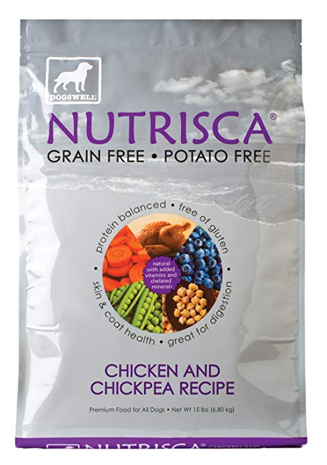 DOGSWELL: Nutrisca Chicken Chickpea, 15 lb