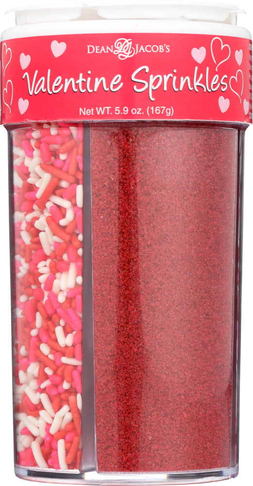 DEAN JACOBS: 4-Cell Valentine Accents & Sprinkles, 5.8 oz