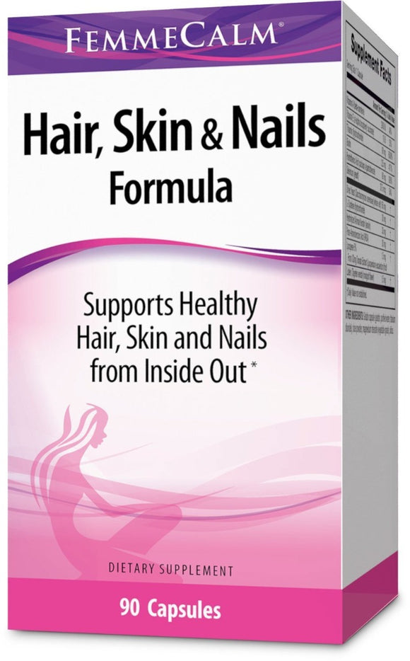 FEMMECALM: Hair Skin & Nails Formula, 90 cp