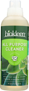 BIO KLEEN: Concentrated All Purpose Cleaner And Degreaser, 32 oz