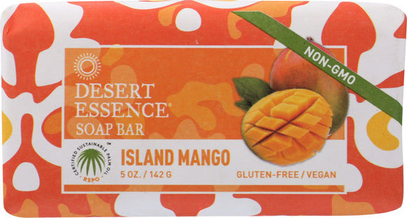 DESERT ESSENCE: Soap Bar Island Mango, 5 oz