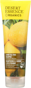 DESERT ESSENCE: Organics Hair Care Shampoo Lemon Tea Tree, 8 oz