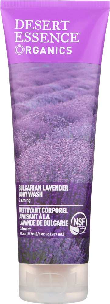 DESERT ESSENCE: Body Wash Bulgarian Lavender, 8 fl oz