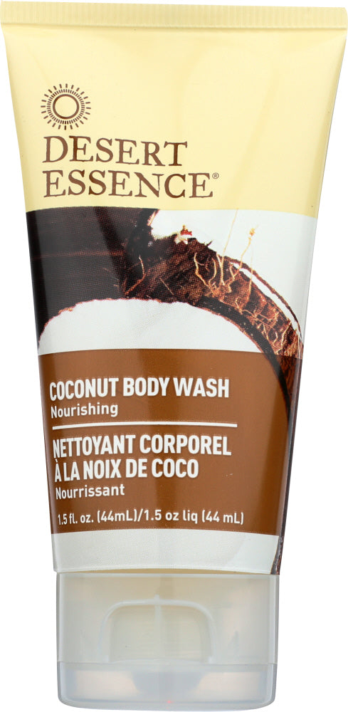 DESERT ESSENCE: Body Wash Coconut Travel Size, 1.5 fl oz